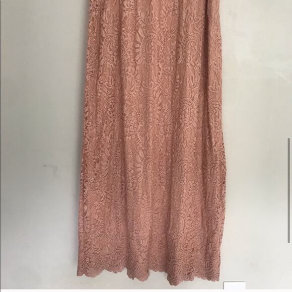 MANGO Lace Blouson Strapless Long Maxi Dress - Picture 6 of 8